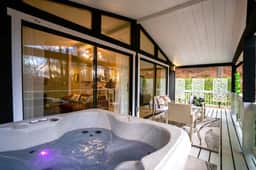 The Honeymoon Cabin | Private Retreat w/ hot tub - Image 3