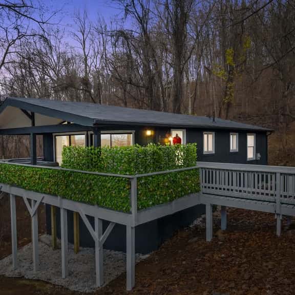 The Honeymoon Cabin | Private Retreat w/ hot tub - Image 1
